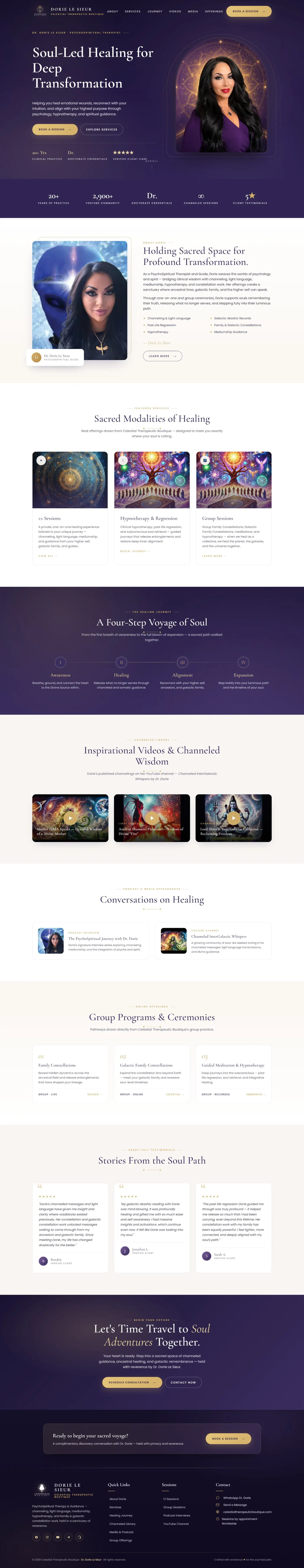 Wellness brand homepage after the redesign
